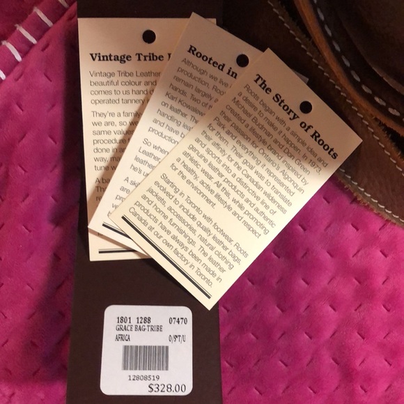 ROOTS grace large Africa tribe crossbody bag - Picture 11 of 12